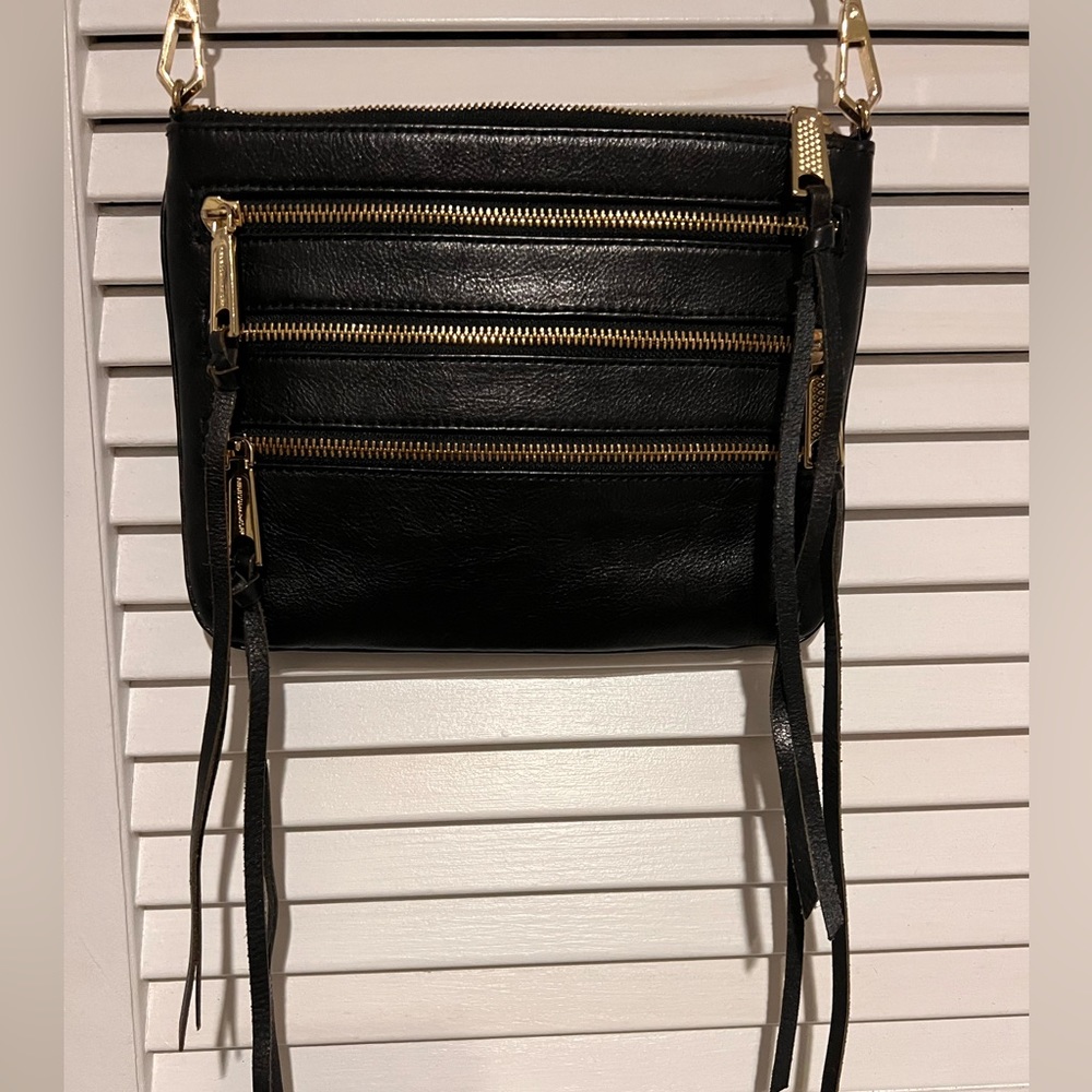 Woman's Rebecca Minkoff Black Crossbody Purse